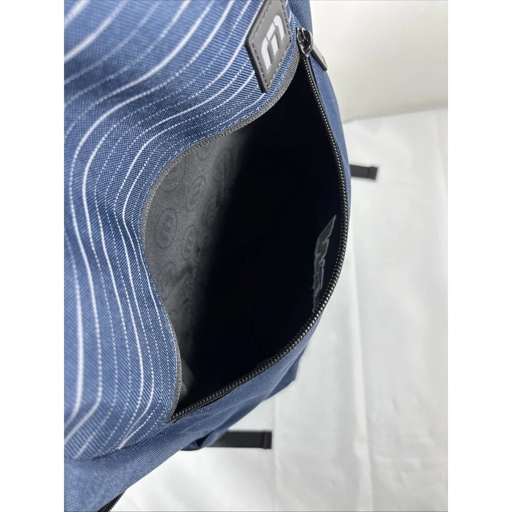 TravisMathew Approach Backpack TMB100 Golf Blue‎ Laptop Compartment Company Logo